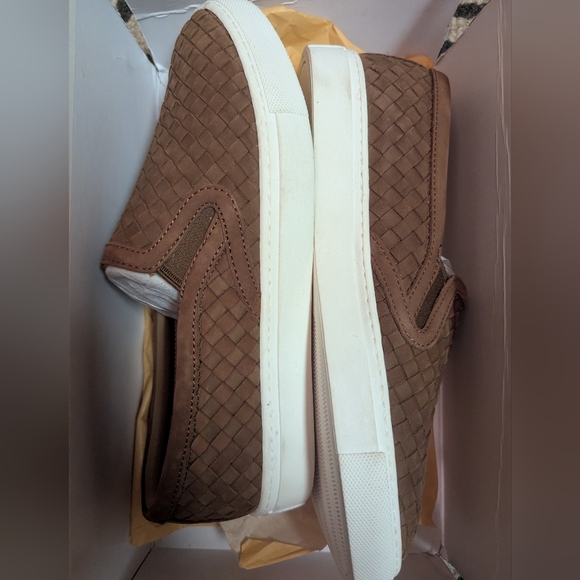 Quince 100% HandWoven Leather Slip-On Sneakers - Picture 2 of 9